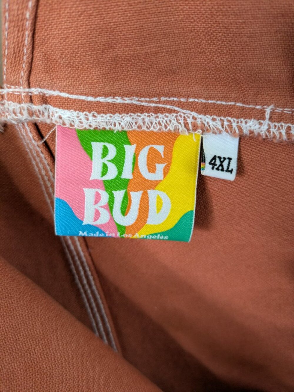 Big Bud Press Red Clay Original Overalls, 100% Cotton, 4XL NWOT - Picture 4 of 5